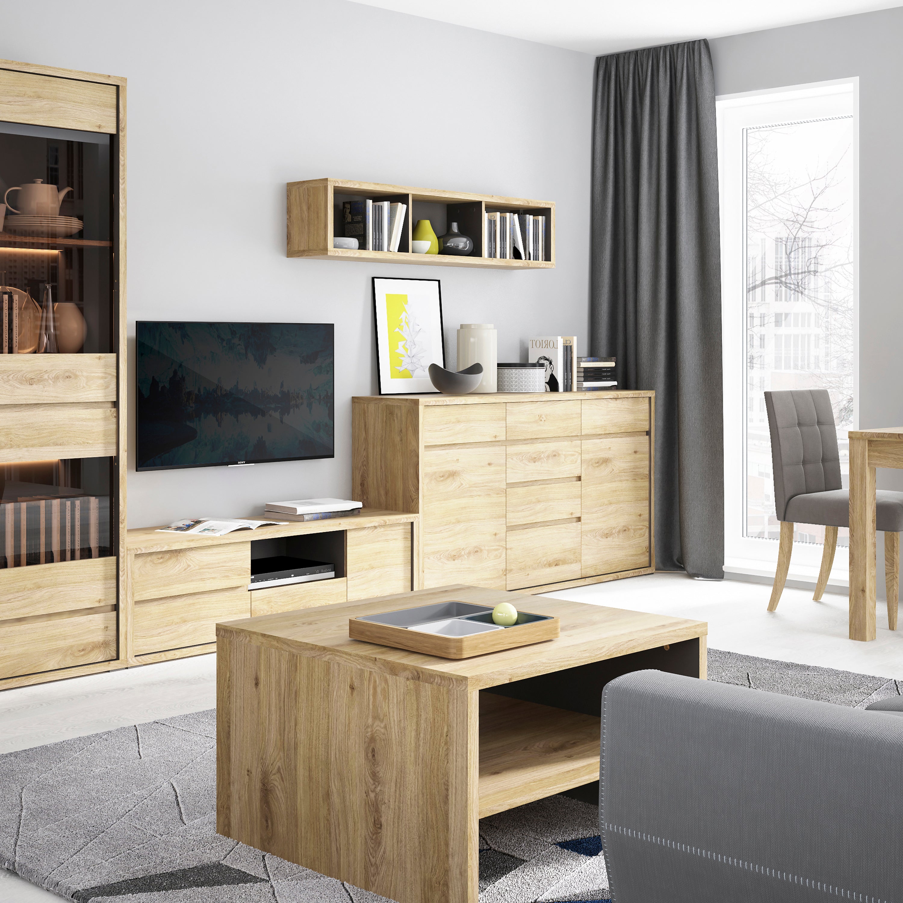 Shetland 2 Door 6 Drawer Chest