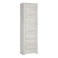 Angel Tall Narrow One Door 3 Drawer Narrow Cupboard