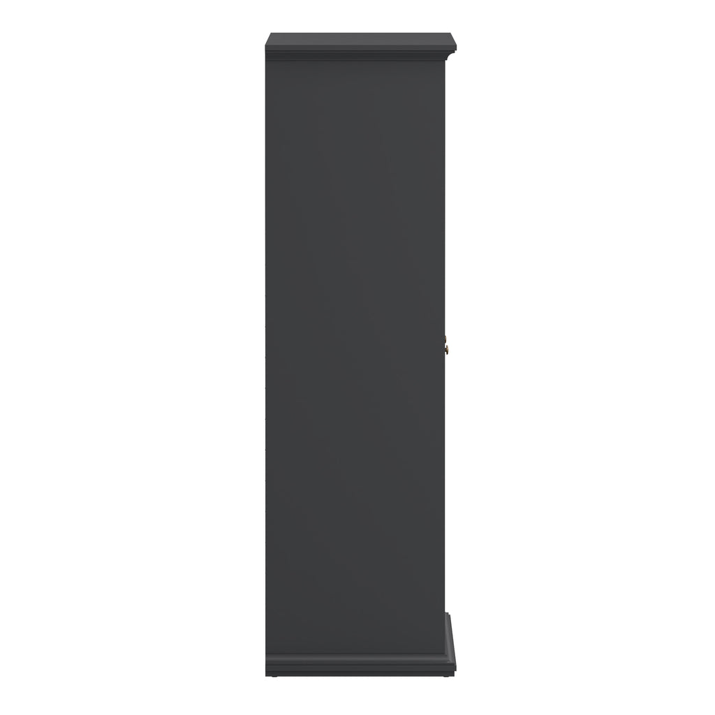Paris Wardrobe with 3 Doors in Matt Grey