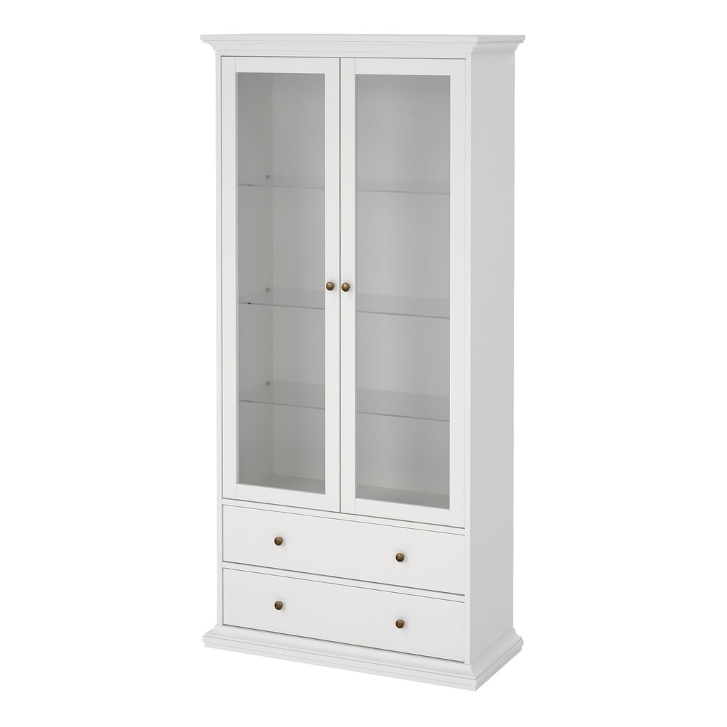 Paris China cabinet in White