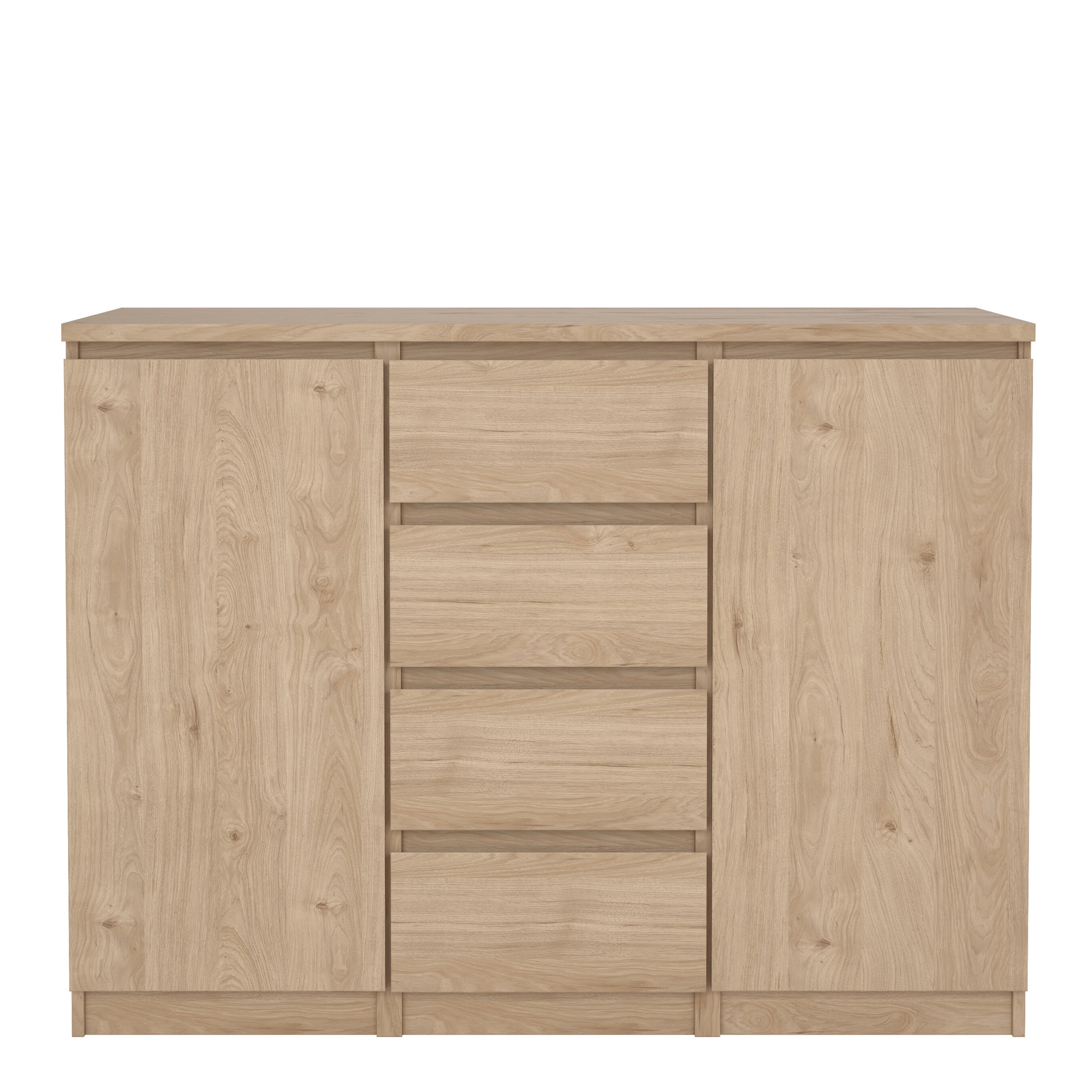 Naia Sideboard  4 Drawers 2 Doors in Jackson Hickory Oak