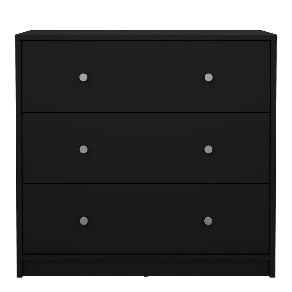 May Chest of 3 Drawers in Black