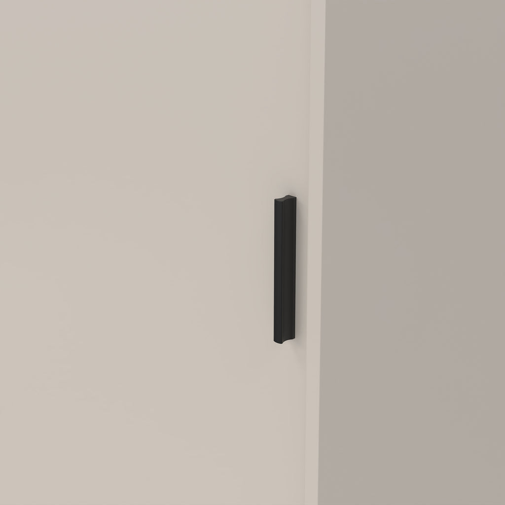 Naia Wardrobe with 1 Sliding Door 1 Std Door & 3 Drawers in Cashmere