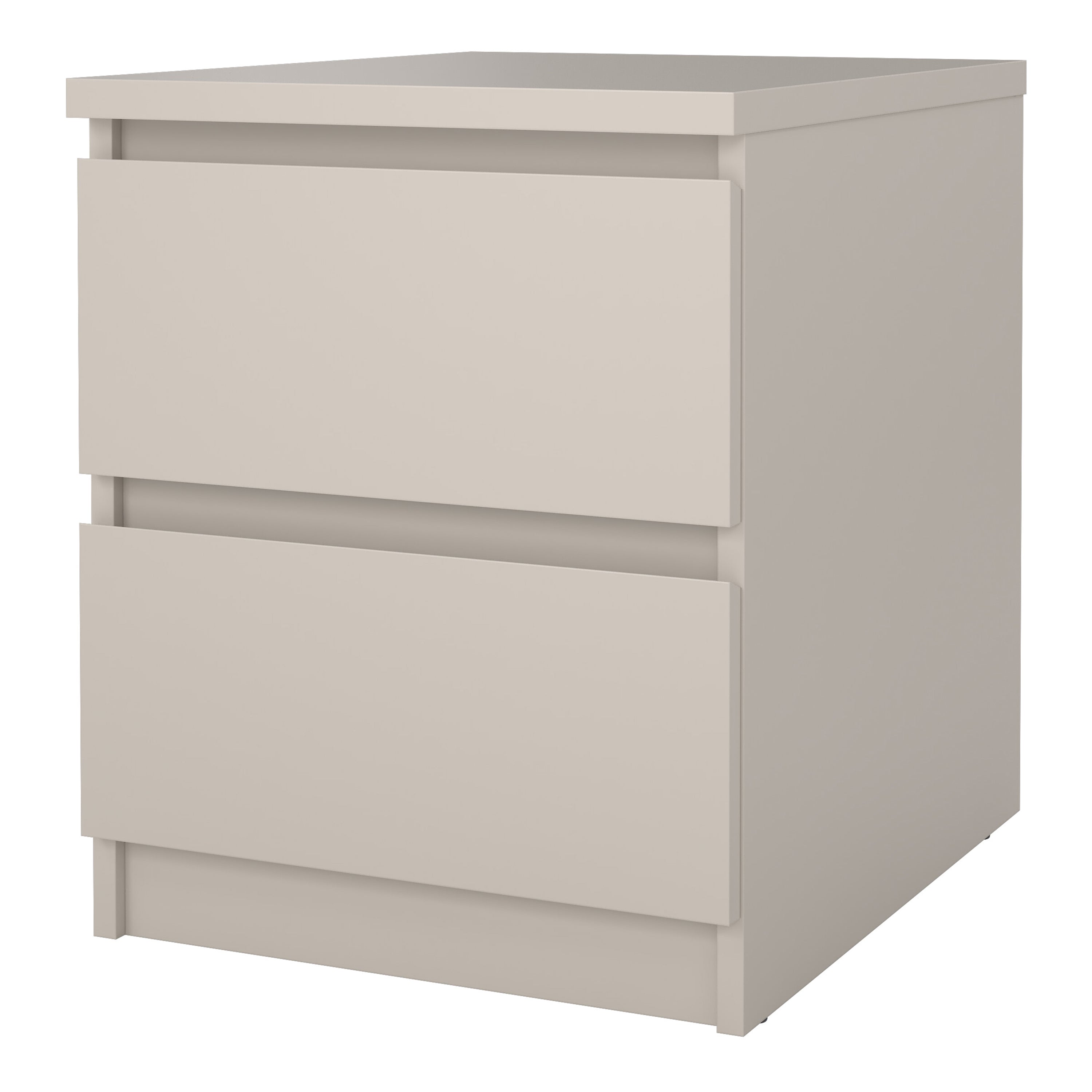 Naia Bedside 2 Drawers in Cashmere