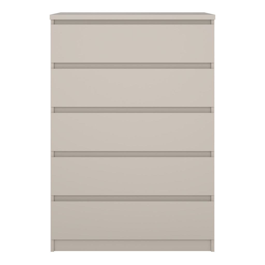 Naia Chest of 5 Drawers in Cashmere