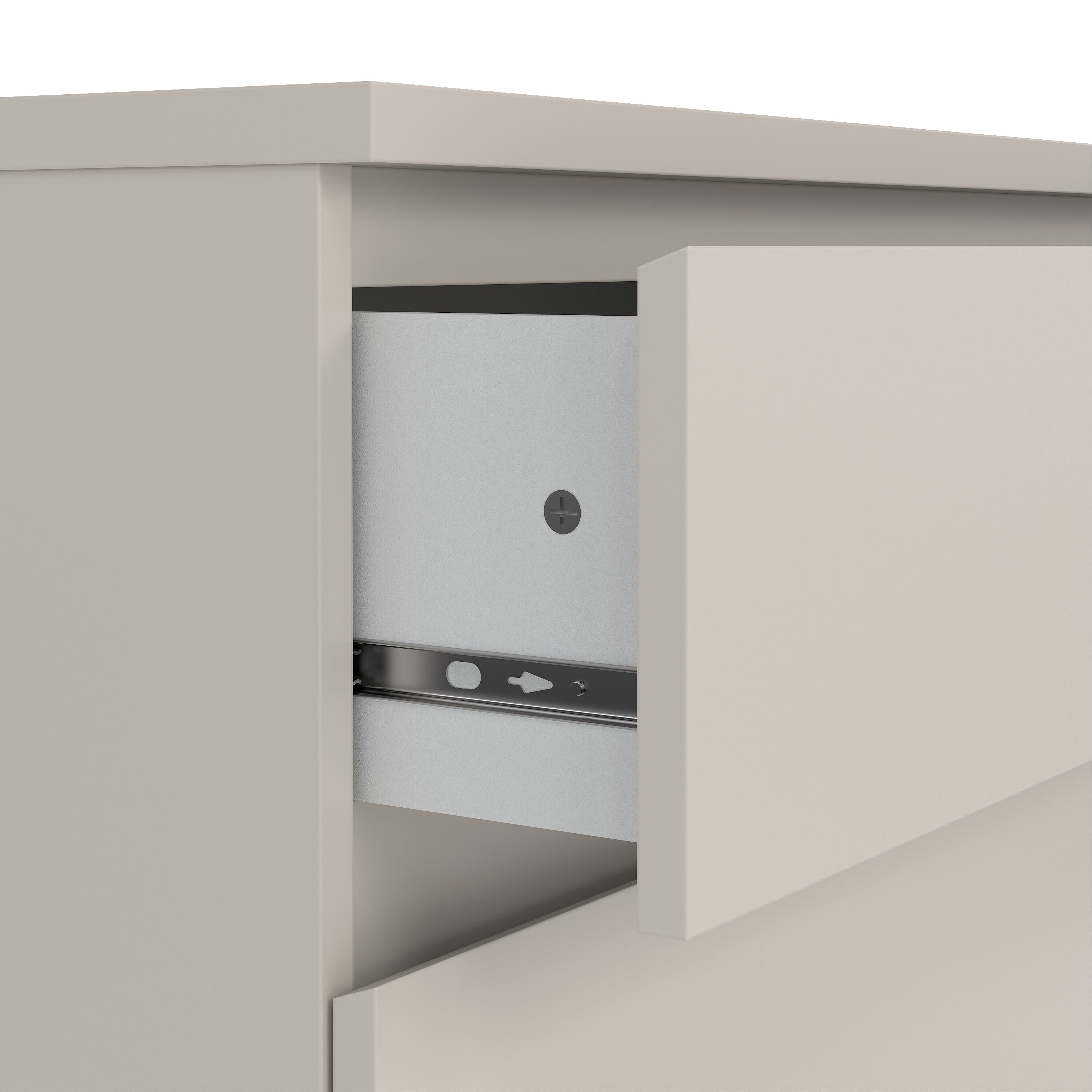 Naia Chest of 3 Drawers in Cashmere