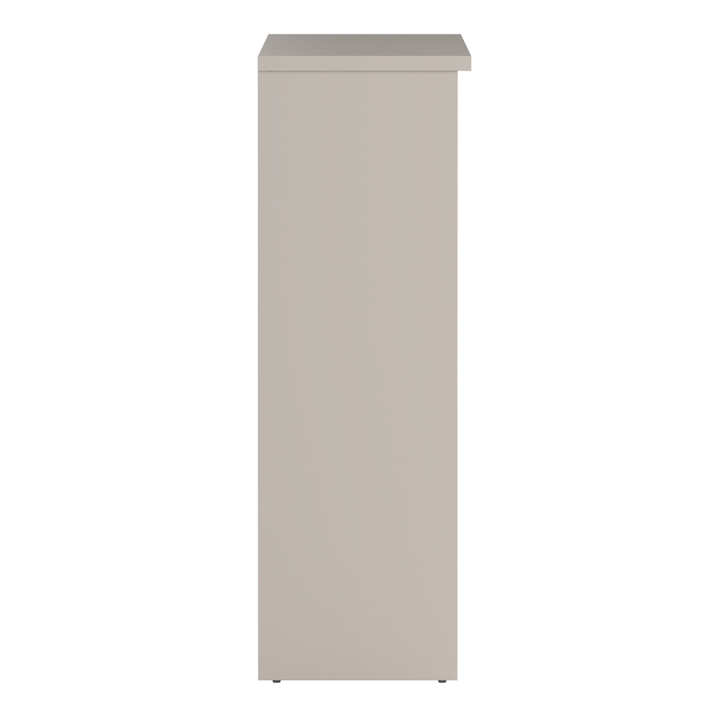 Naia Shoe cabinet 2 Tilting Doors 1 Door + 1 Drawer in Cashmere