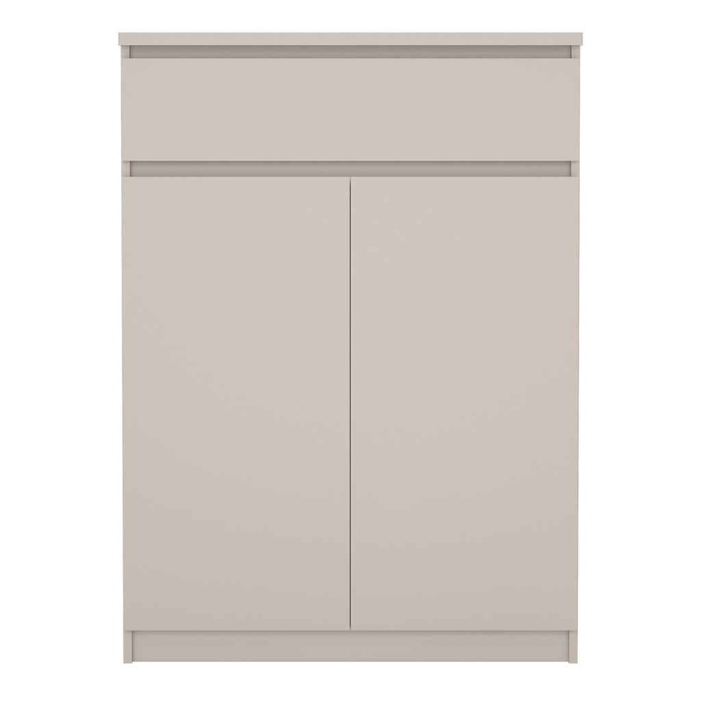 Naia Shoe cabinet with 2 Doors 1 Drawer in Cashmere