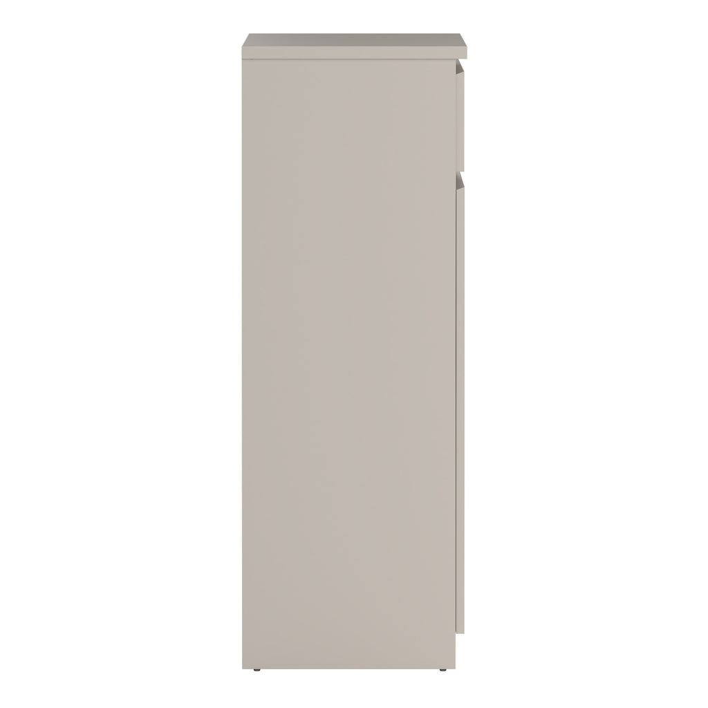 Naia Shoe cabinet with 2 Doors 1 Drawer in Cashmere