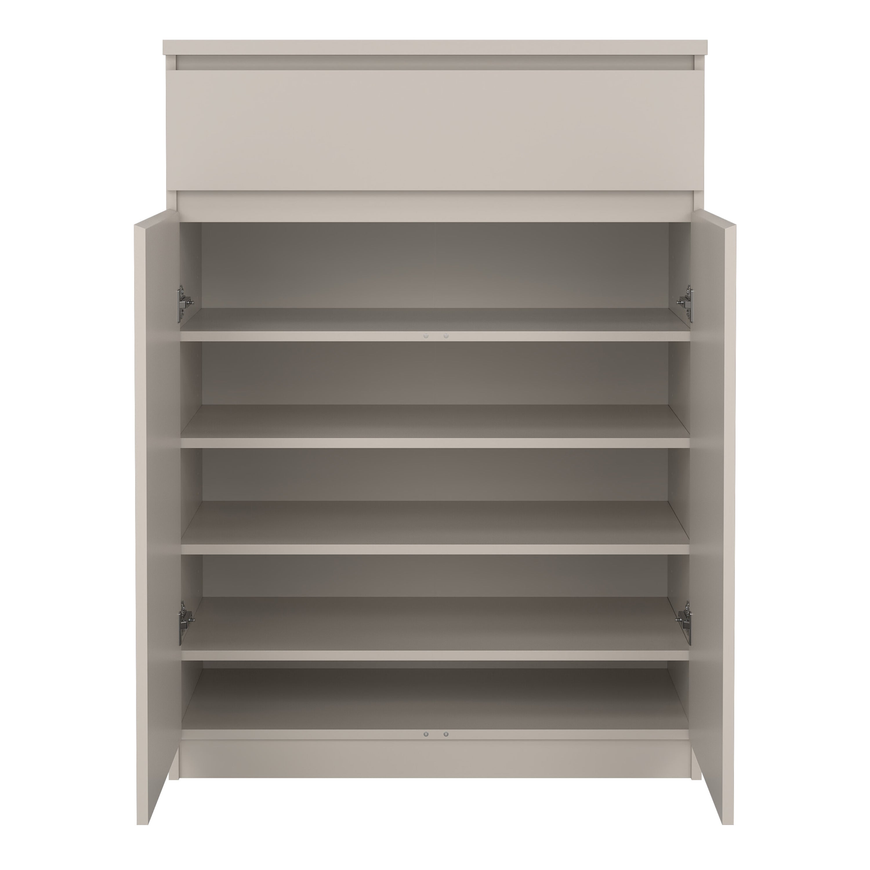 Naia Shoe cabinet with 2 Doors 1 Drawer in Cashmere