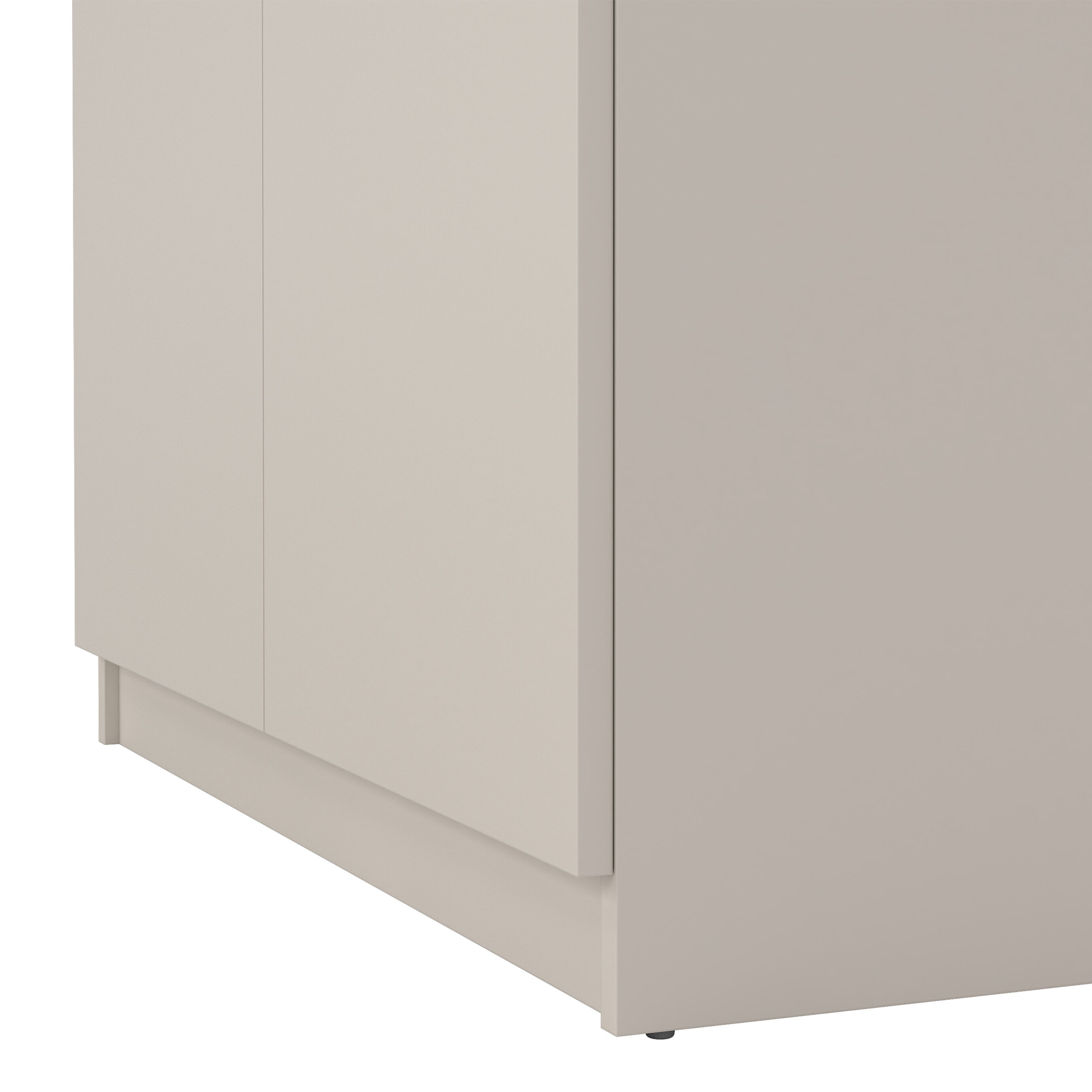 Naia Shoe cabinet with 4 Doors 1 Drawer in Cashmere