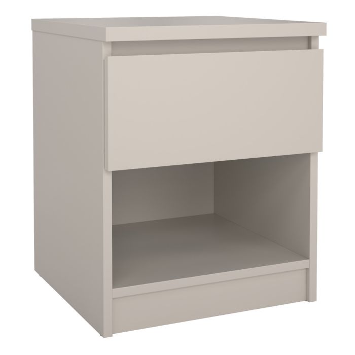 Naia Nightstand 1 Drawer Nightstand in Cashmere