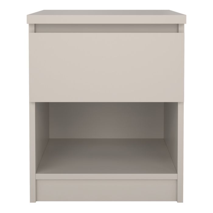 Naia Nightstand 1 Drawer Nightstand in Cashmere
