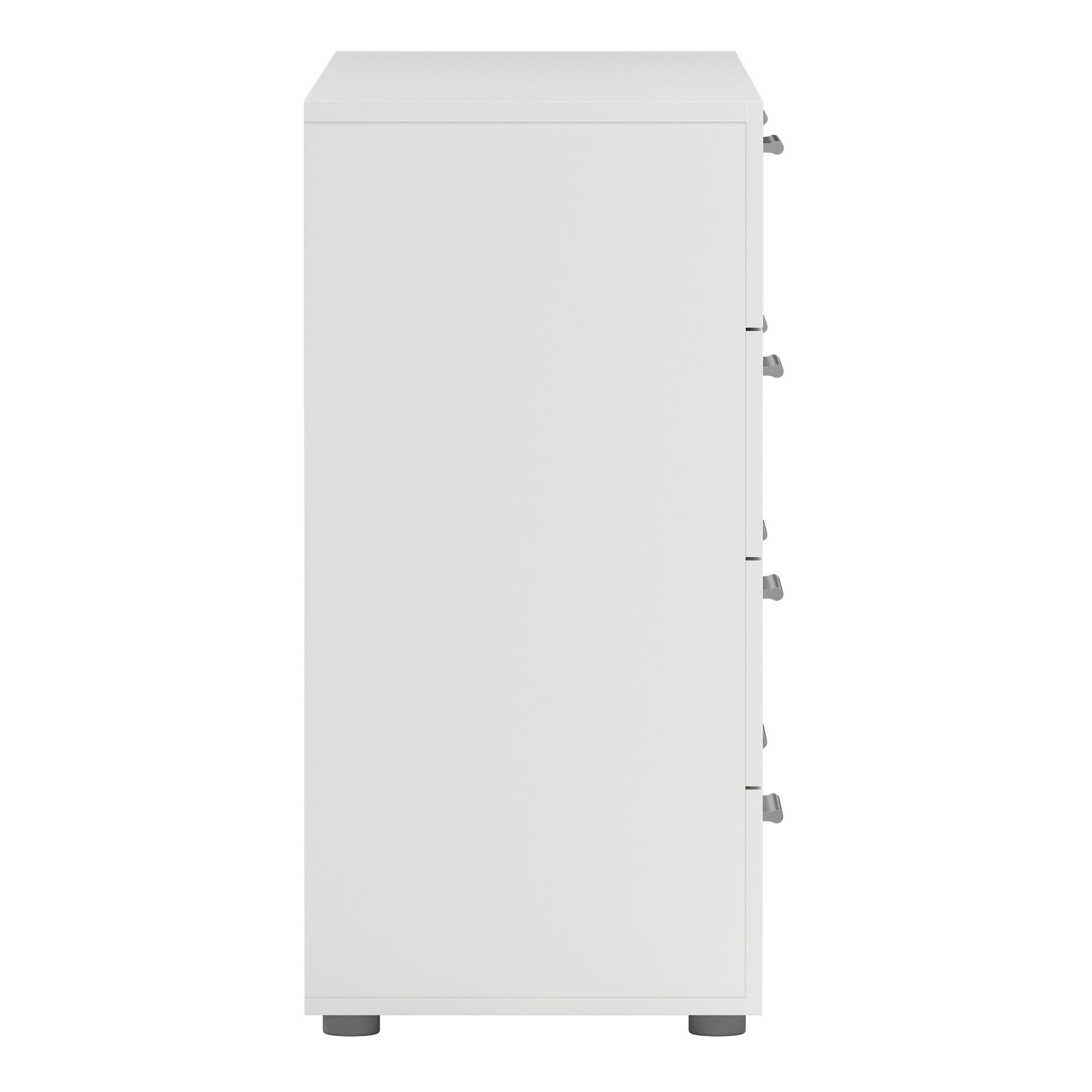 Pepe Wide Chest of 8 Drawers (4+4) in White