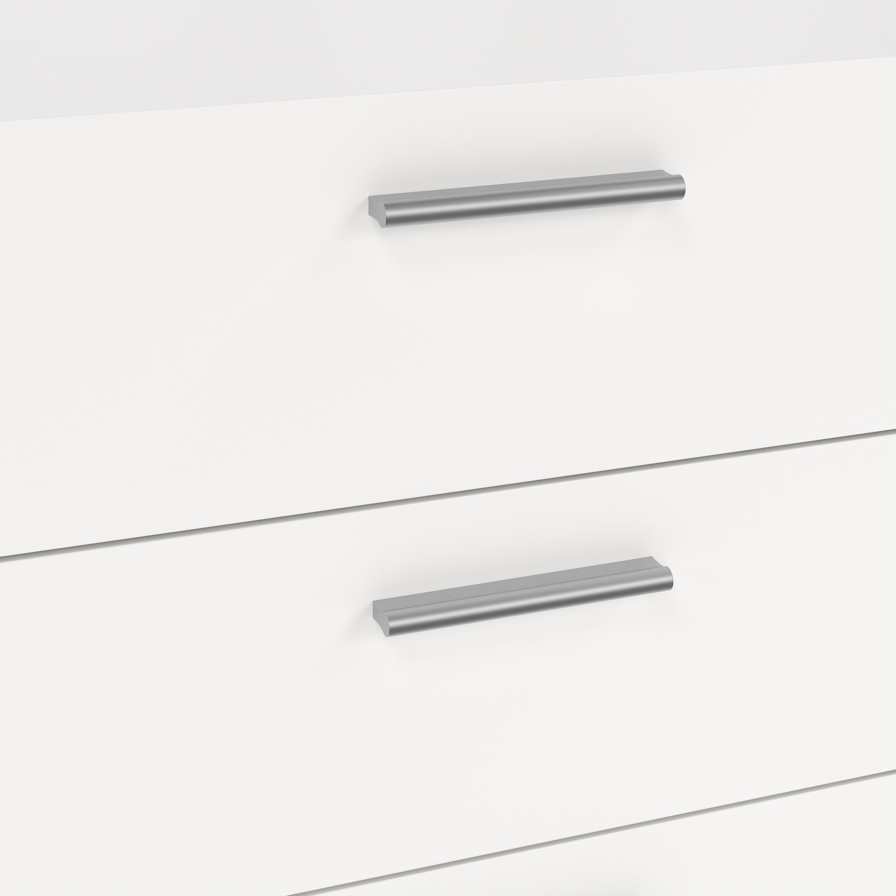 Pepe Wide Chest of 8 Drawers (4+4) in White
