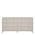 Madrid Double Dresser 4+4 Drawers in Cashmere
