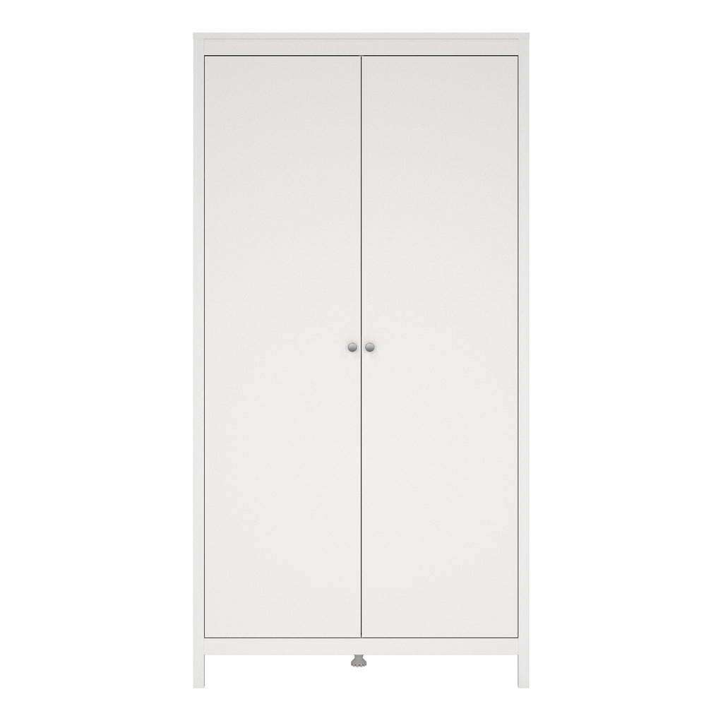 Madrid Wardrobe with 2 Doors in White