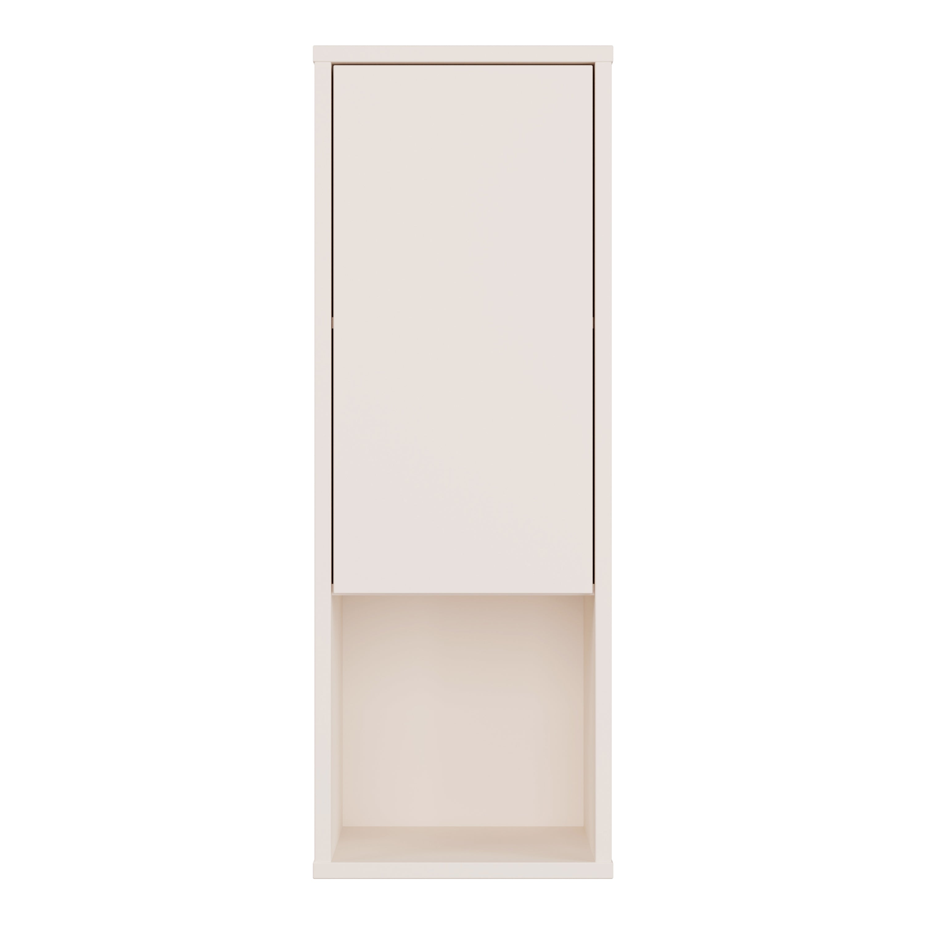 Alice Springs Narrow Cupboard with 1 Door Push-to-Open in Sand