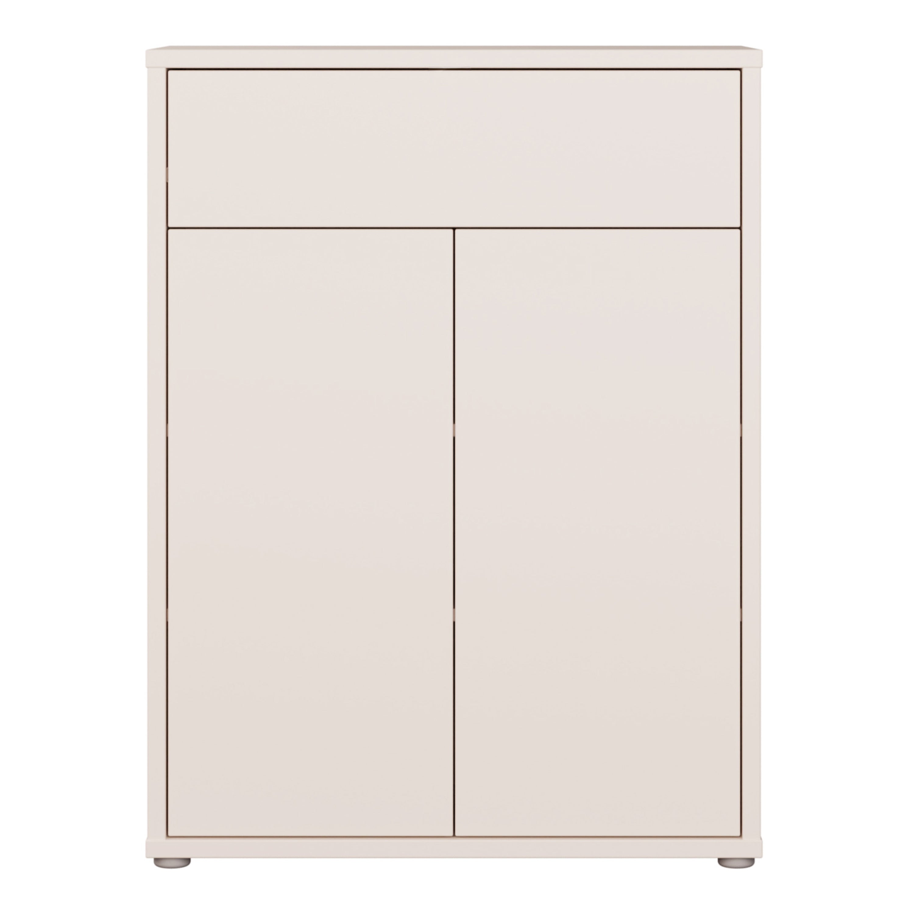 Alice Springs Shoe Cabinet with 2 Doors Push-to-Open & 1 Drawer Push-to-Open in Sand