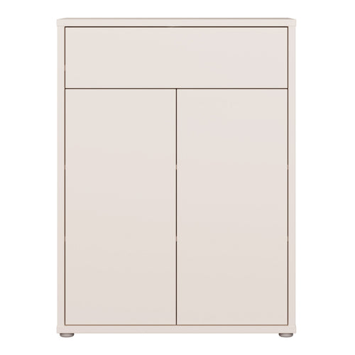 Alice Springs Shoe Cabinet with 2 Doors Push-to-Open & 1 Drawer Push-to-Open in Sand