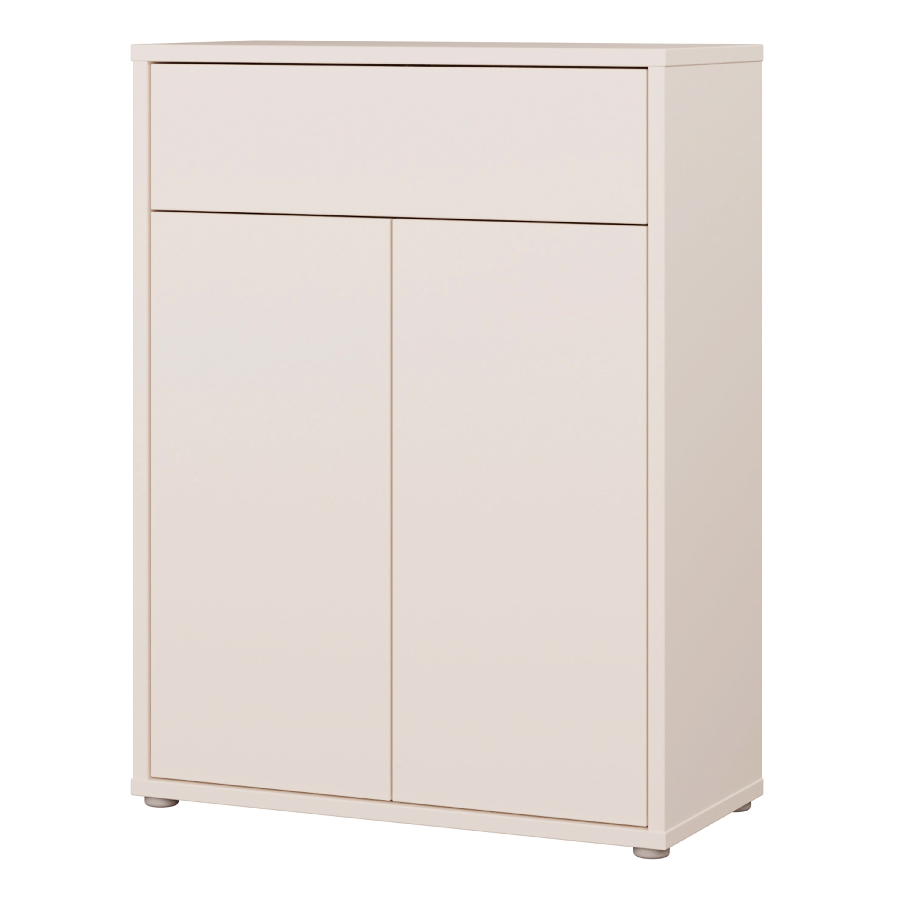 Alice Springs Shoe Cabinet with 2 Doors Push-to-Open & 1 Drawer Push-to-Open in Sand
