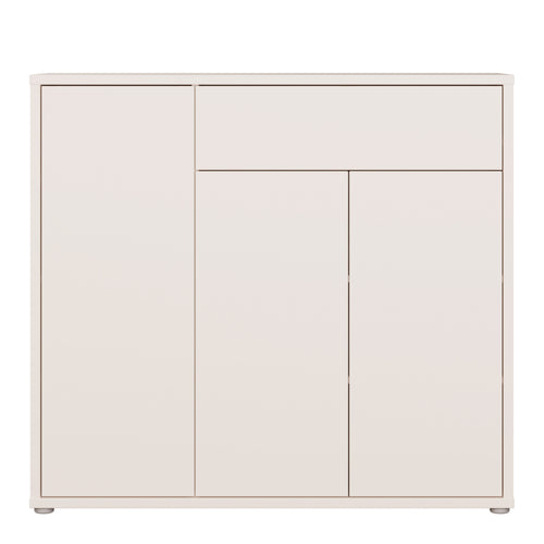 Alice Springs Shoe Cabinet with 3 Doors Push-to-Open & 1 Drawer Push-to-Open in Sand