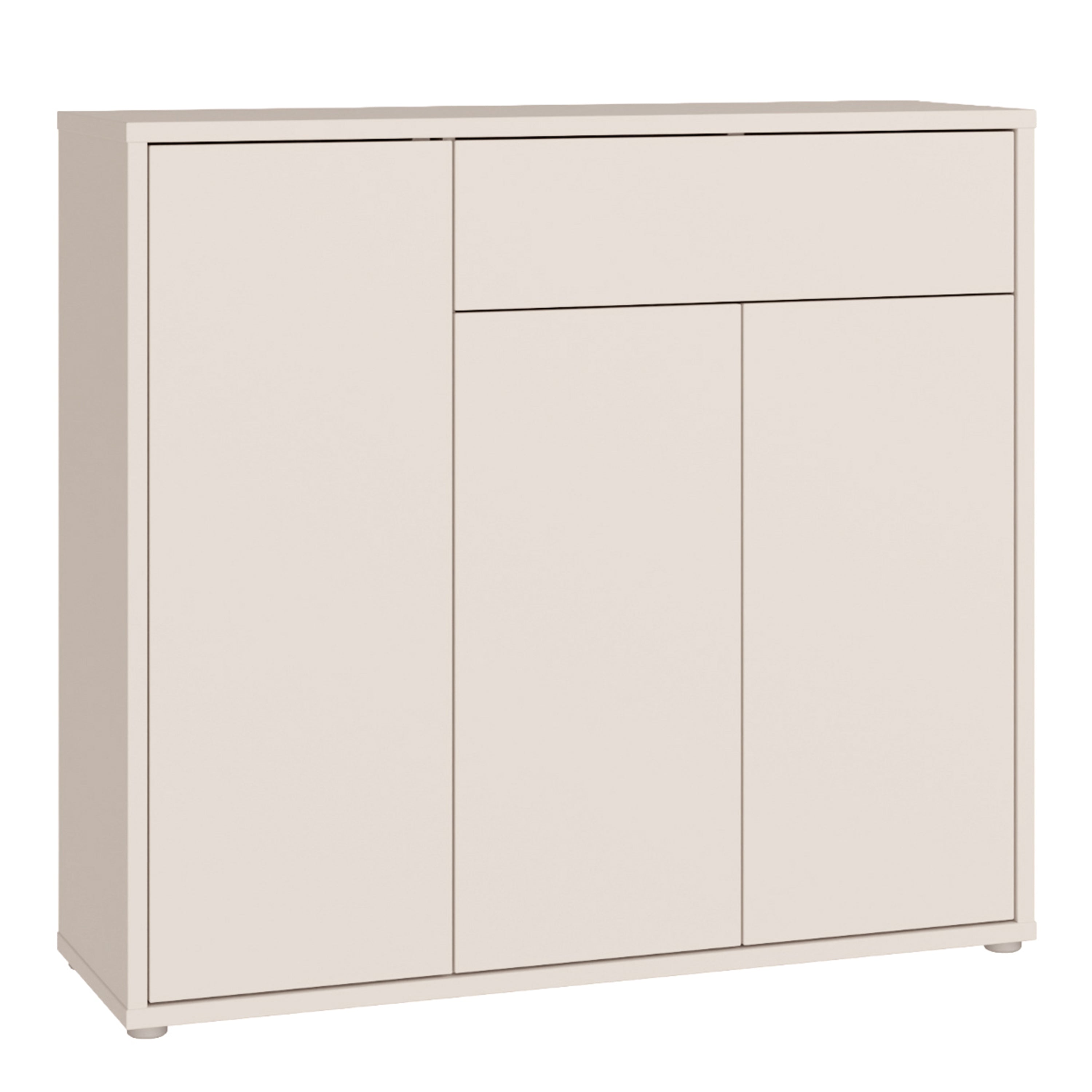 Alice Springs Sideboard with 3 Doors Push-to-Open & 1 Drawer Push-to-Open in Sand