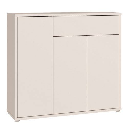 Alice Springs Sideboard with 3 Doors Push-to-Open & 1 Drawer Push-to-Open in Sand