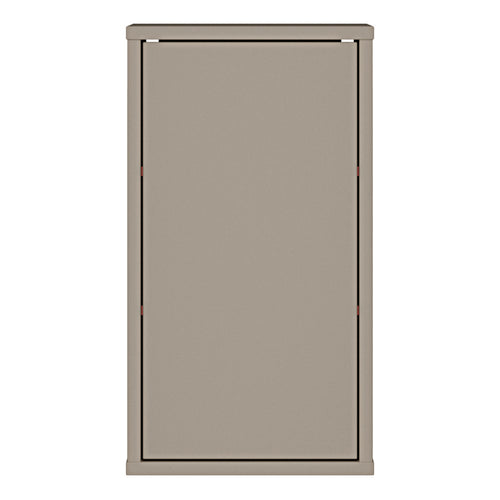 Alice Springs Hanging Storage Cupboard with 1 Door Push-to-Open in Taupe