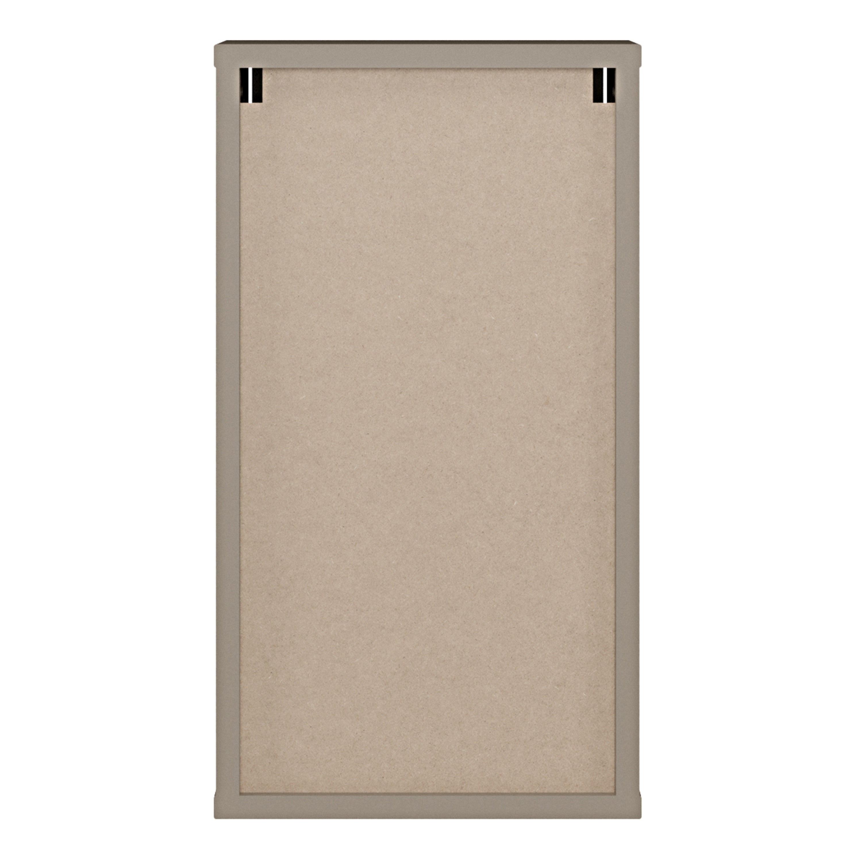 Alice Springs Hanging Storage Cupboard with 1 Door Push-to-Open in Taupe