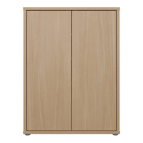 Alice Springs Shoe Cabinet with 2 Doors Push-to-Open in Elegancia Oak