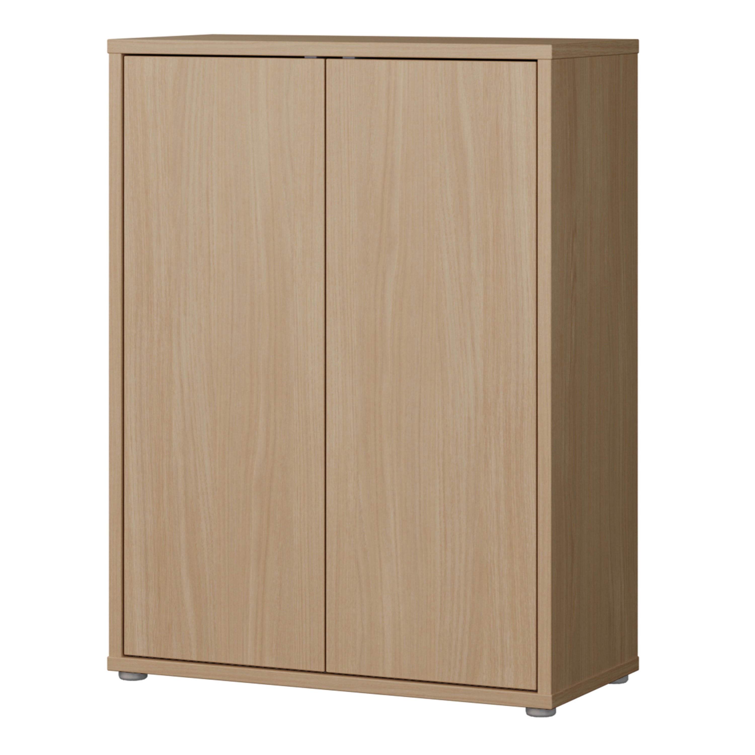 Alice Springs Shoe Cabinet with 2 Doors Push-to-Open in Elegancia Oak