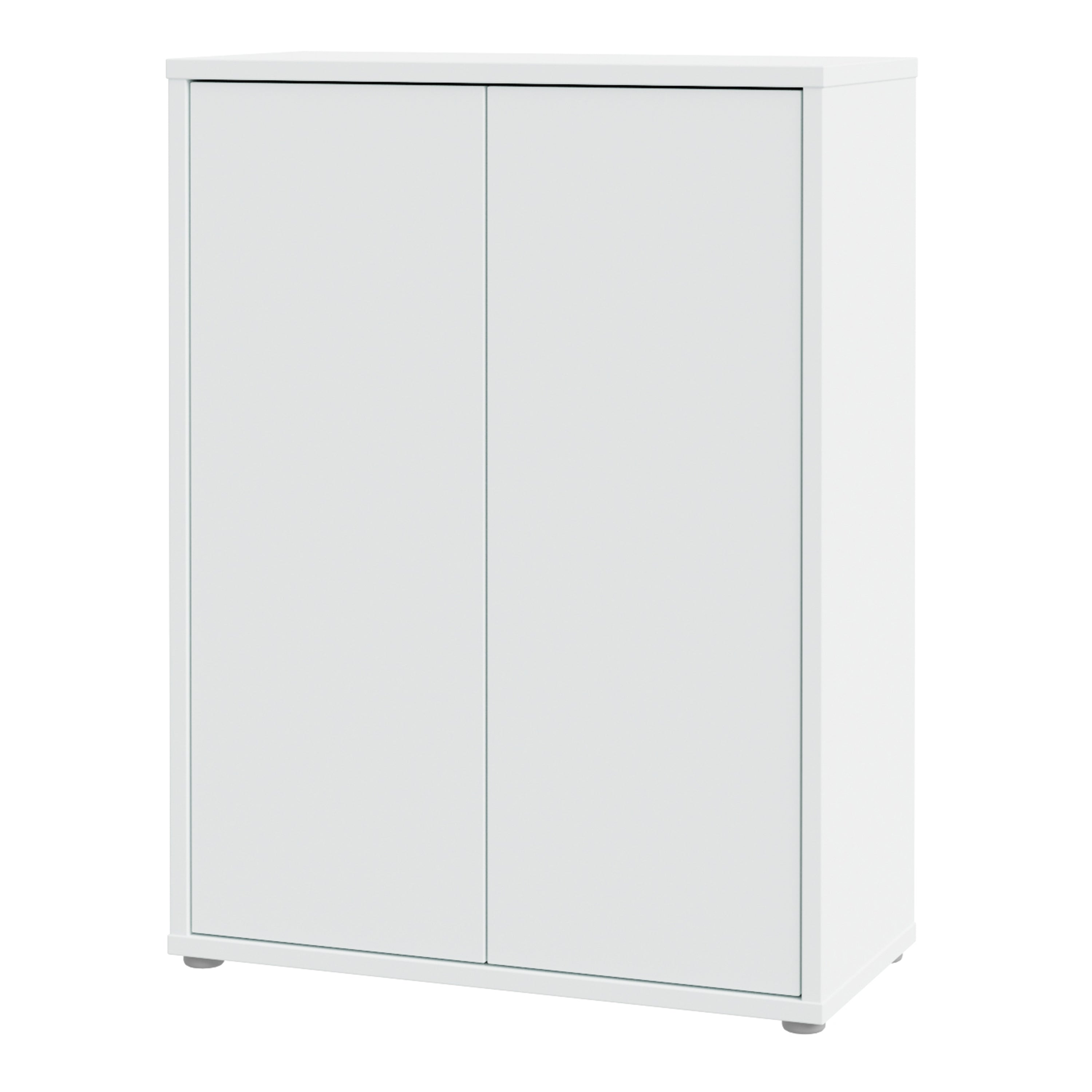 Alice Springs Shoe Cabinet with 2 Doors Push-to-Open in Light Grey