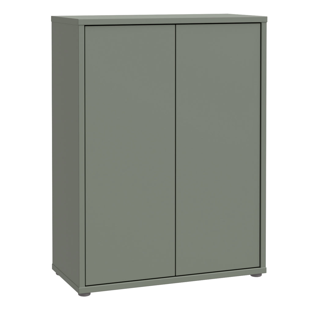 Alice Springs Shoe Cabinet with 2 Doors Push-to-Open in Sage Green