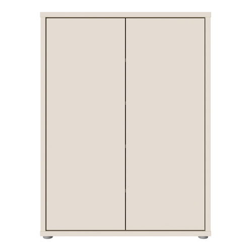 Alice Springs Shoe Cabinet with 2 Doors Push-to-Open in Sand