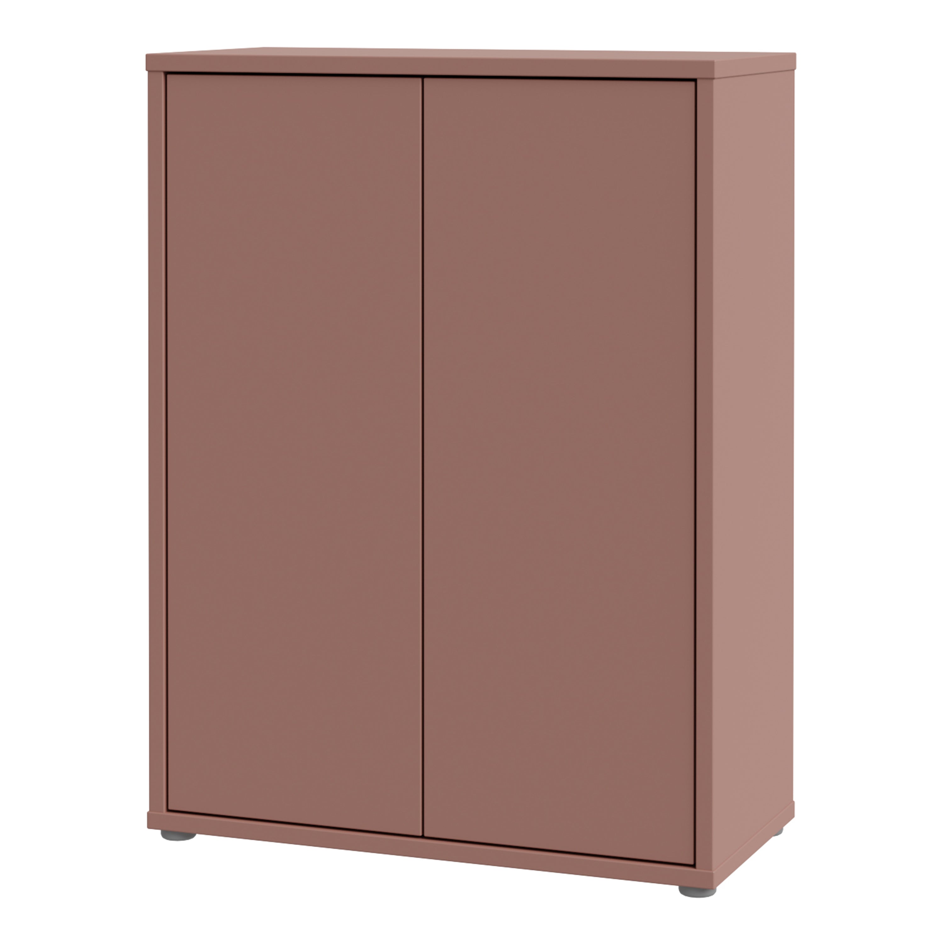 Alice Springs Shoe Cabinet with 2 Doors Push-to-Open in Terracotta
