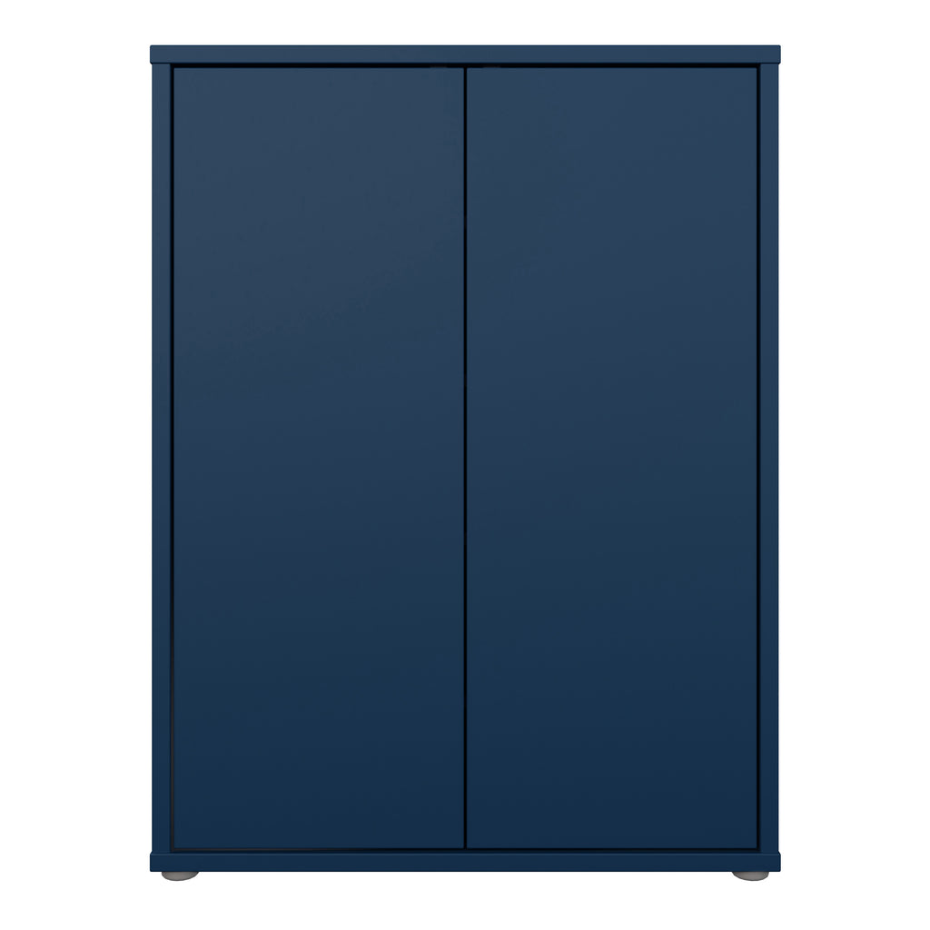 Alice Springs Shoe Cabinet with 2 Doors Push-to-Open in Night Blue