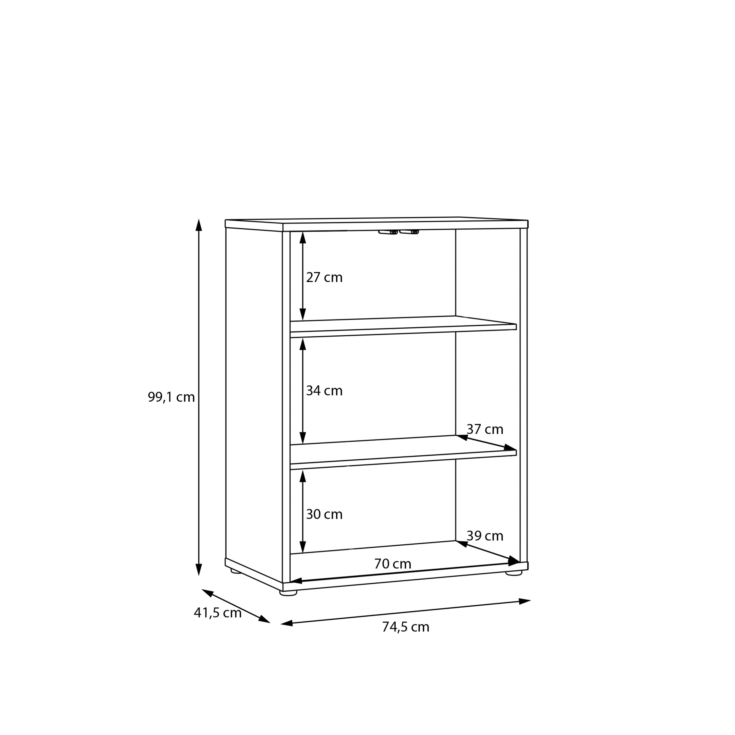 Alice Springs Tall 2 Door Cupboard with Push-to-Open Doors in Sand
