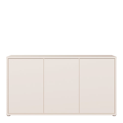 Alice Springs 3 Door Sideboard with Push-to-Open Doors and Drawer in Sand