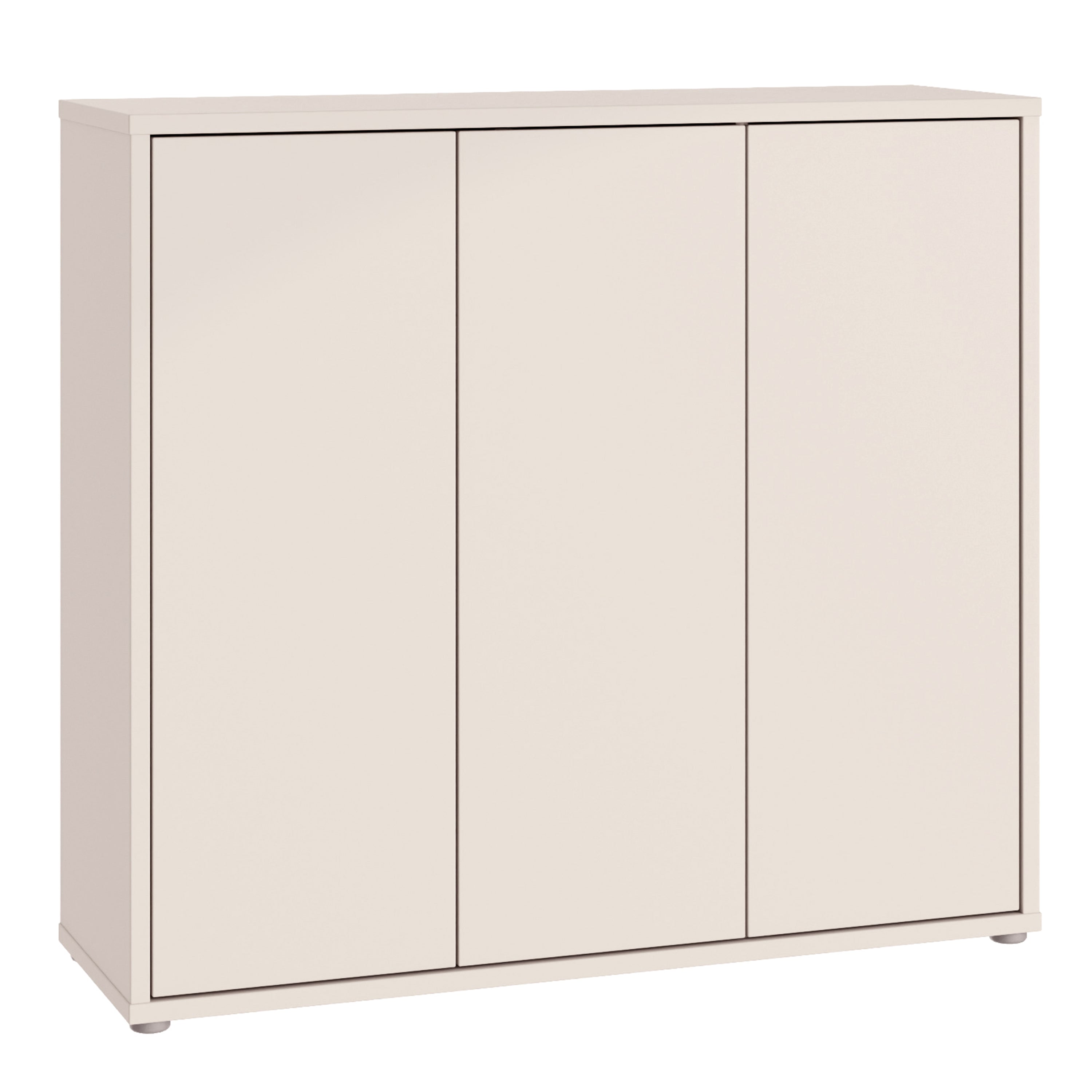 Alice Springs Shoe Cabinet with 3 Doors Push-to-Open in Sand
