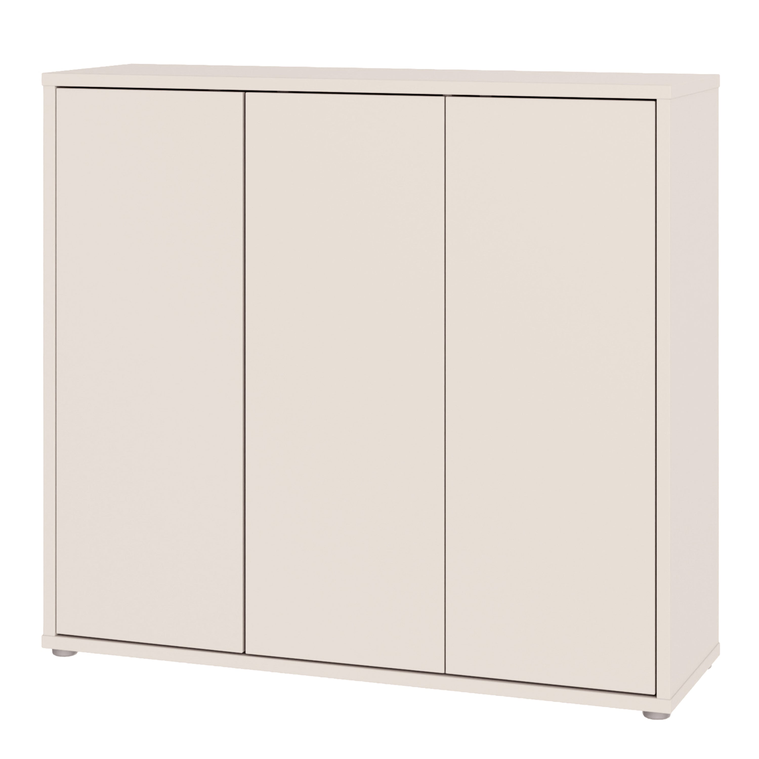 Alice Springs Shoe Cabinet with 3 Doors Push-to-Open in Sand