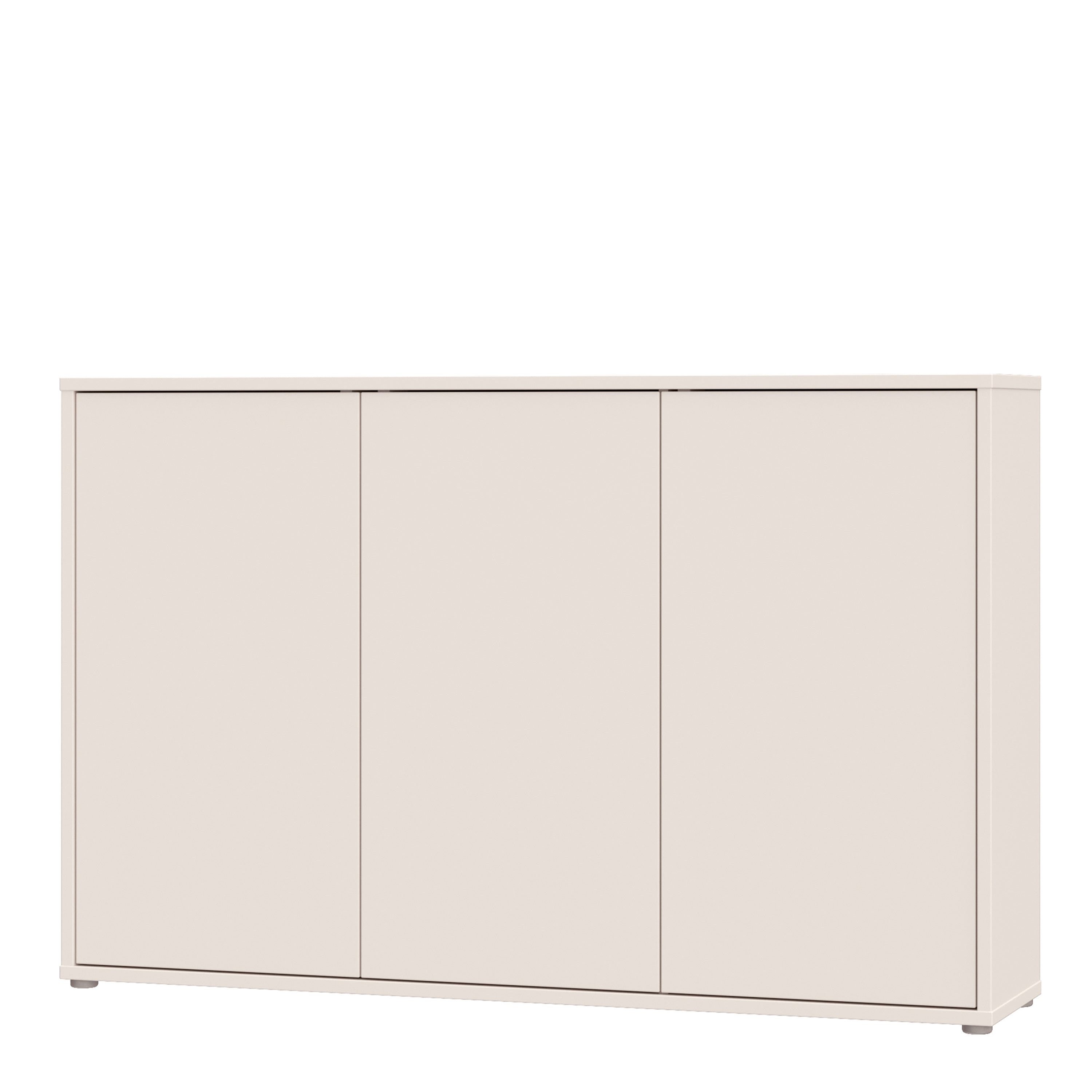 Alice Springs 3 Door Sideboard with Push-to-Open Doors in Sand
