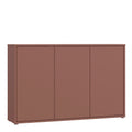 Alice Springs 3 Door Sideboard with Push-to-Open Doors in Terracotta