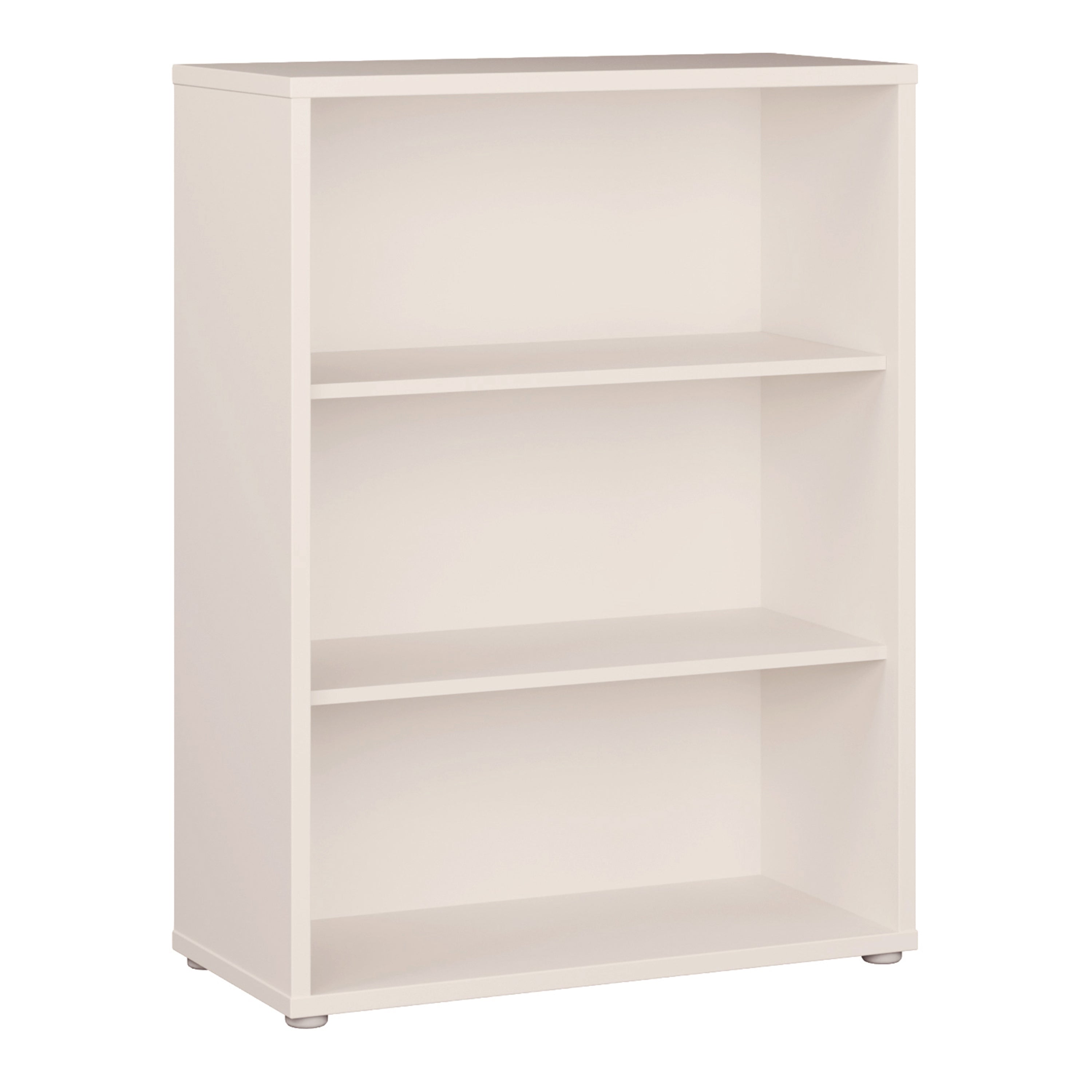 Alice Springs Low Wide Bookcase with Open Shelving in Sand