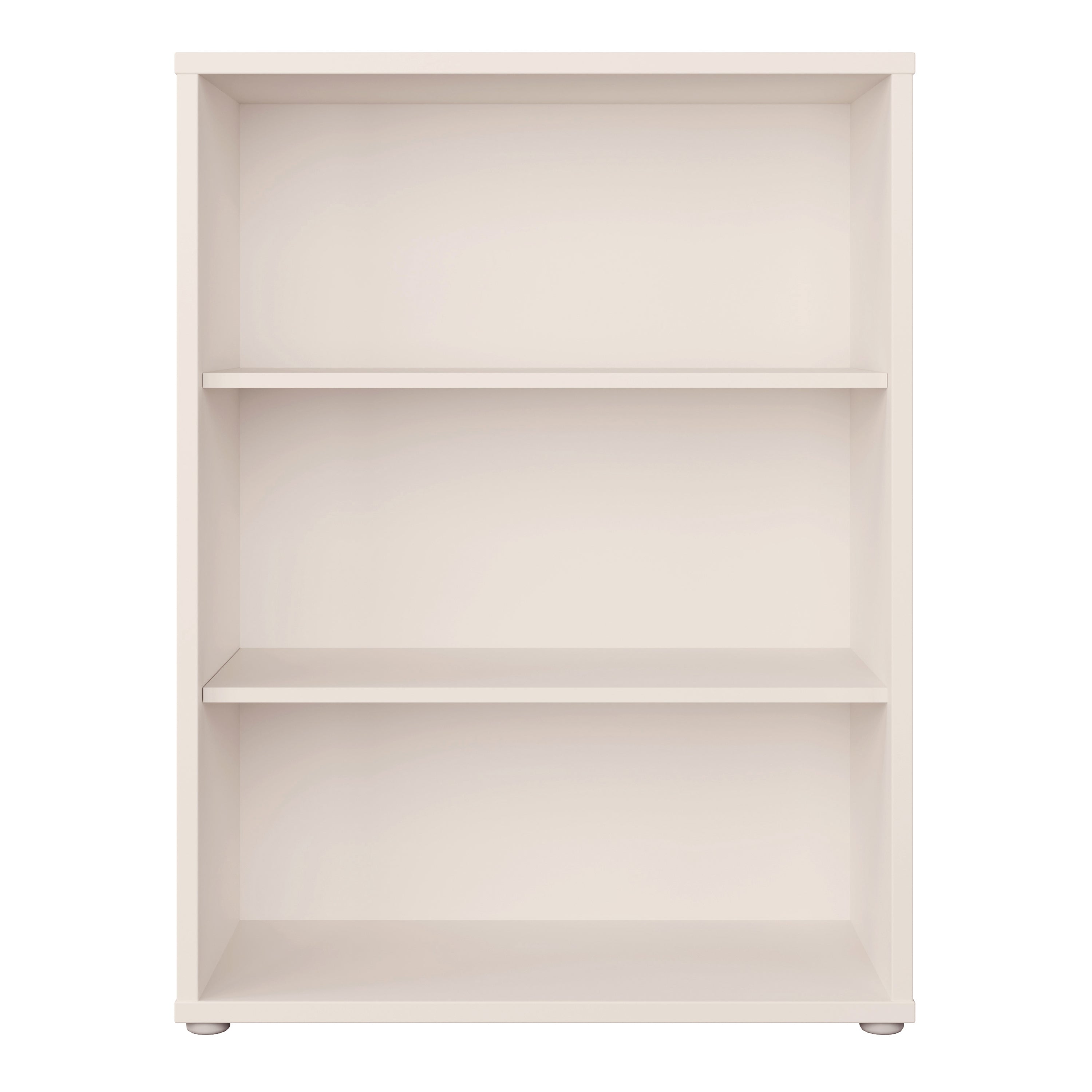 Alice Springs Low Wide Bookcase with Open Shelving in Sand