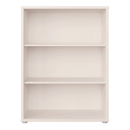 Alice Springs Low Wide Bookcase with Open Shelving in Sand