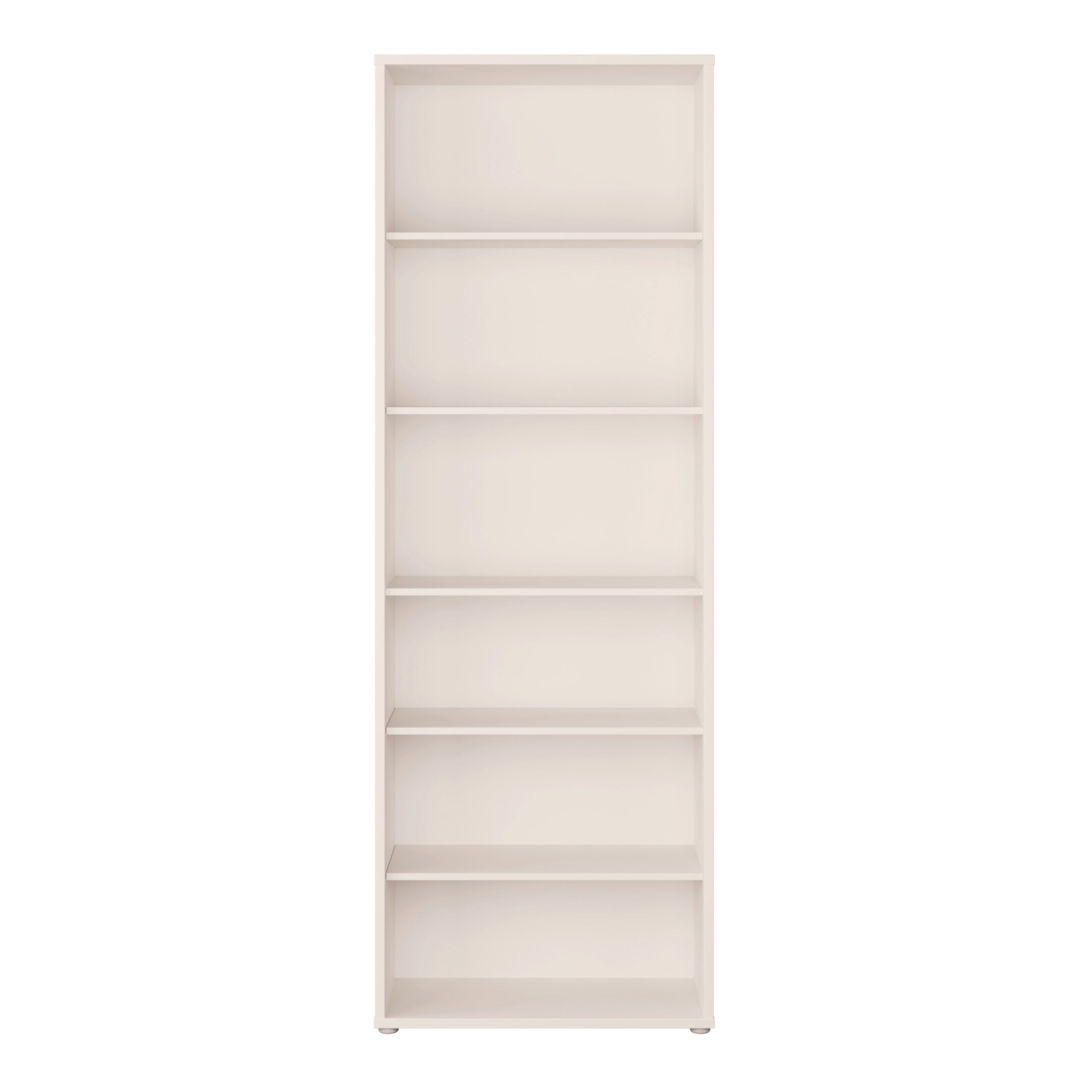 Alice Springs Tall Wide Bookcase with 5 Shelves in Sand