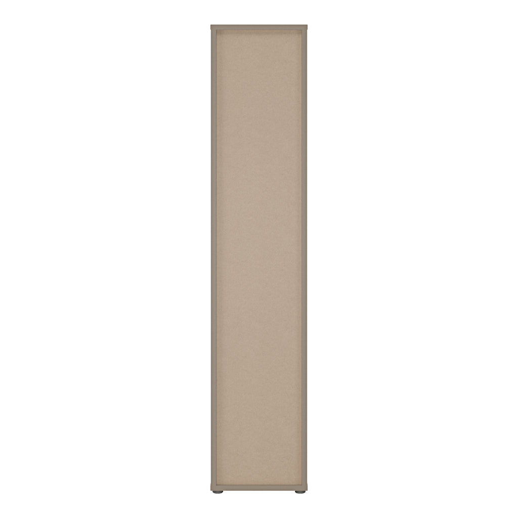 Alice Springs Tall Narrow Bathroom Storage Cabinet with 2 Doors Push-to-Open & 1 Drawer Push-to-Open in Taupe
