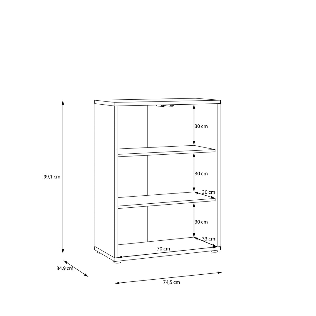 Alice Springs Low Glass Fronted Cabinet with 2 Push-to-Open Doors in Sand