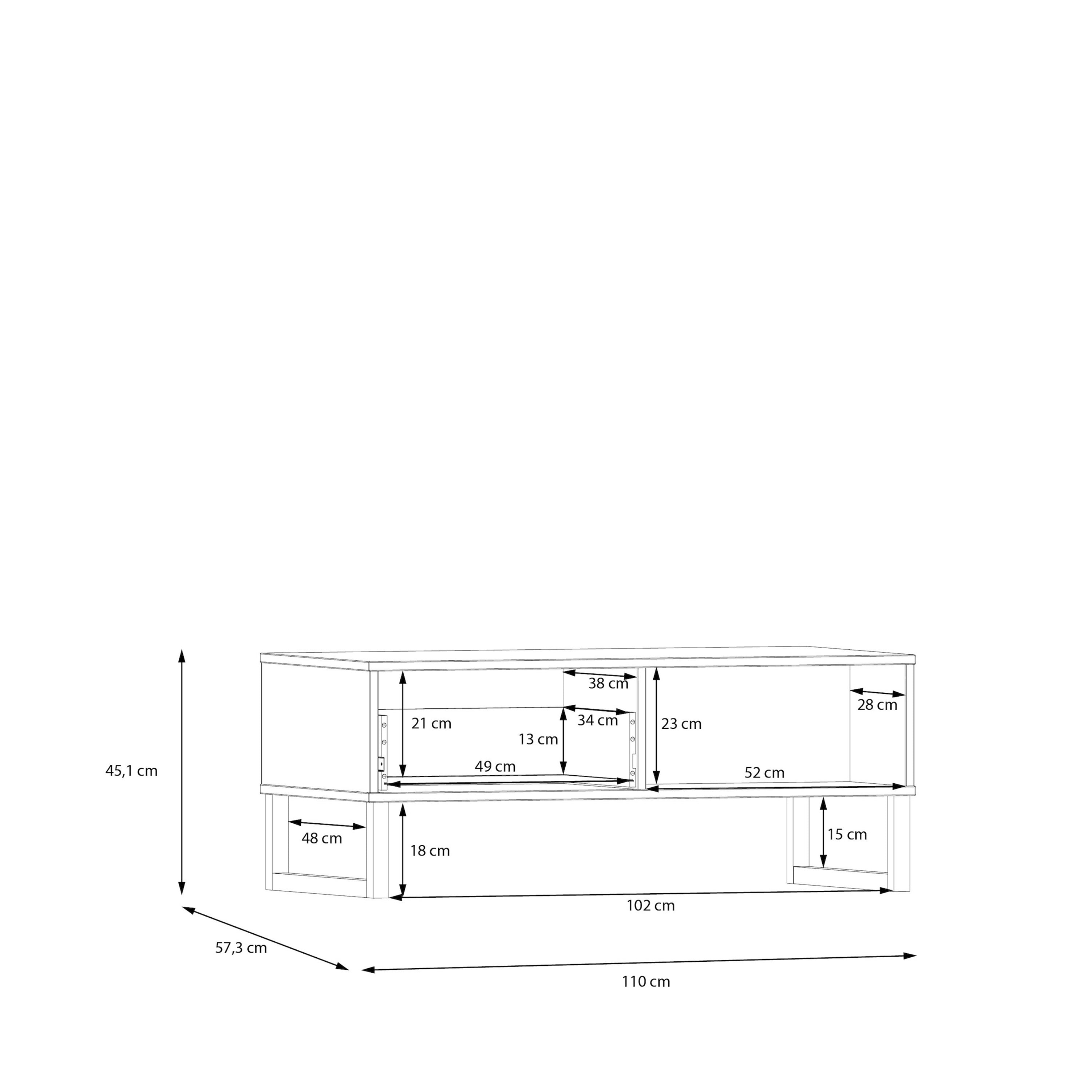 Sali 1 Drawer Coffee Table in Sage Green